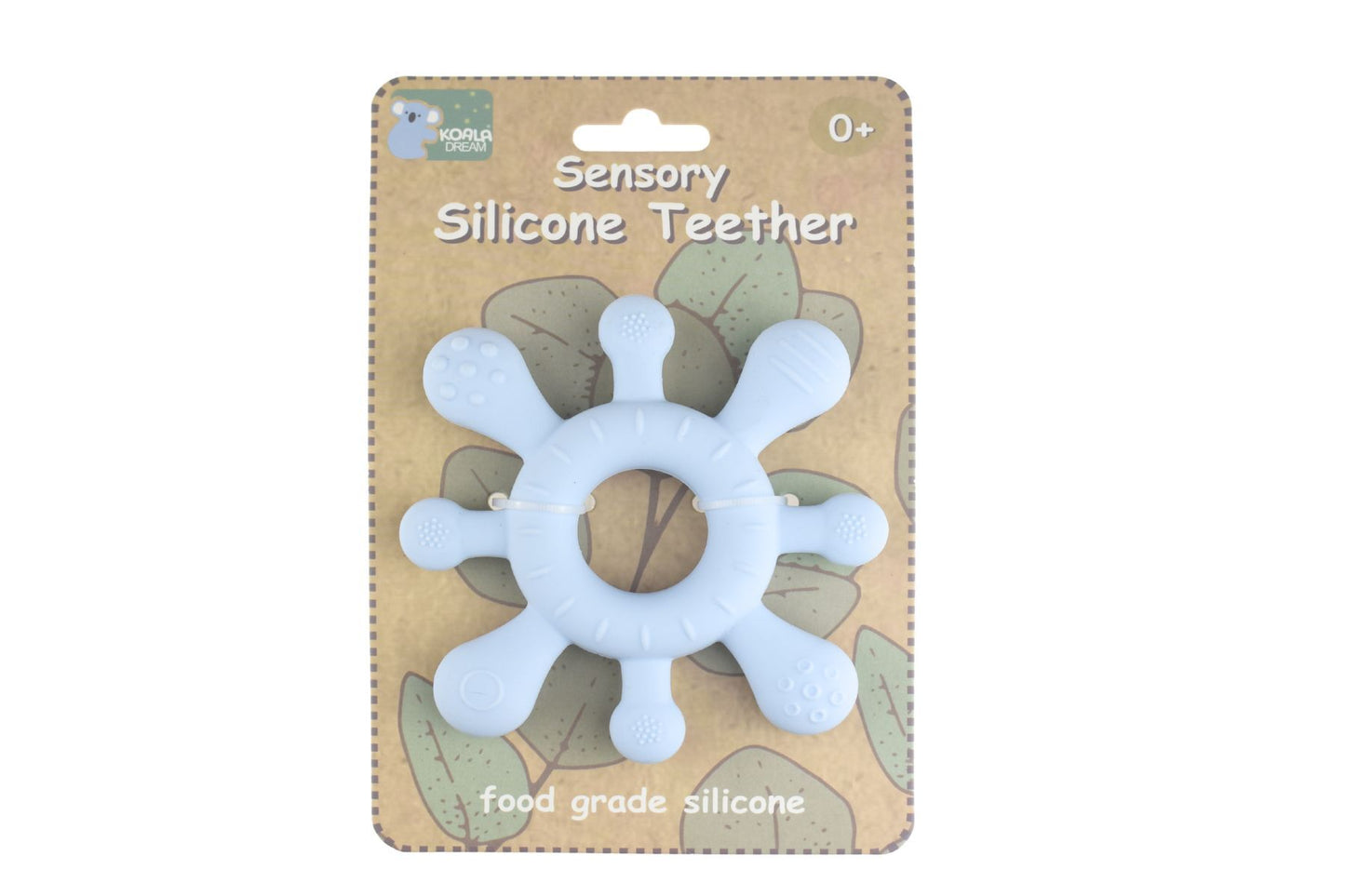 Sensory Silicone Splash Teether – Blue