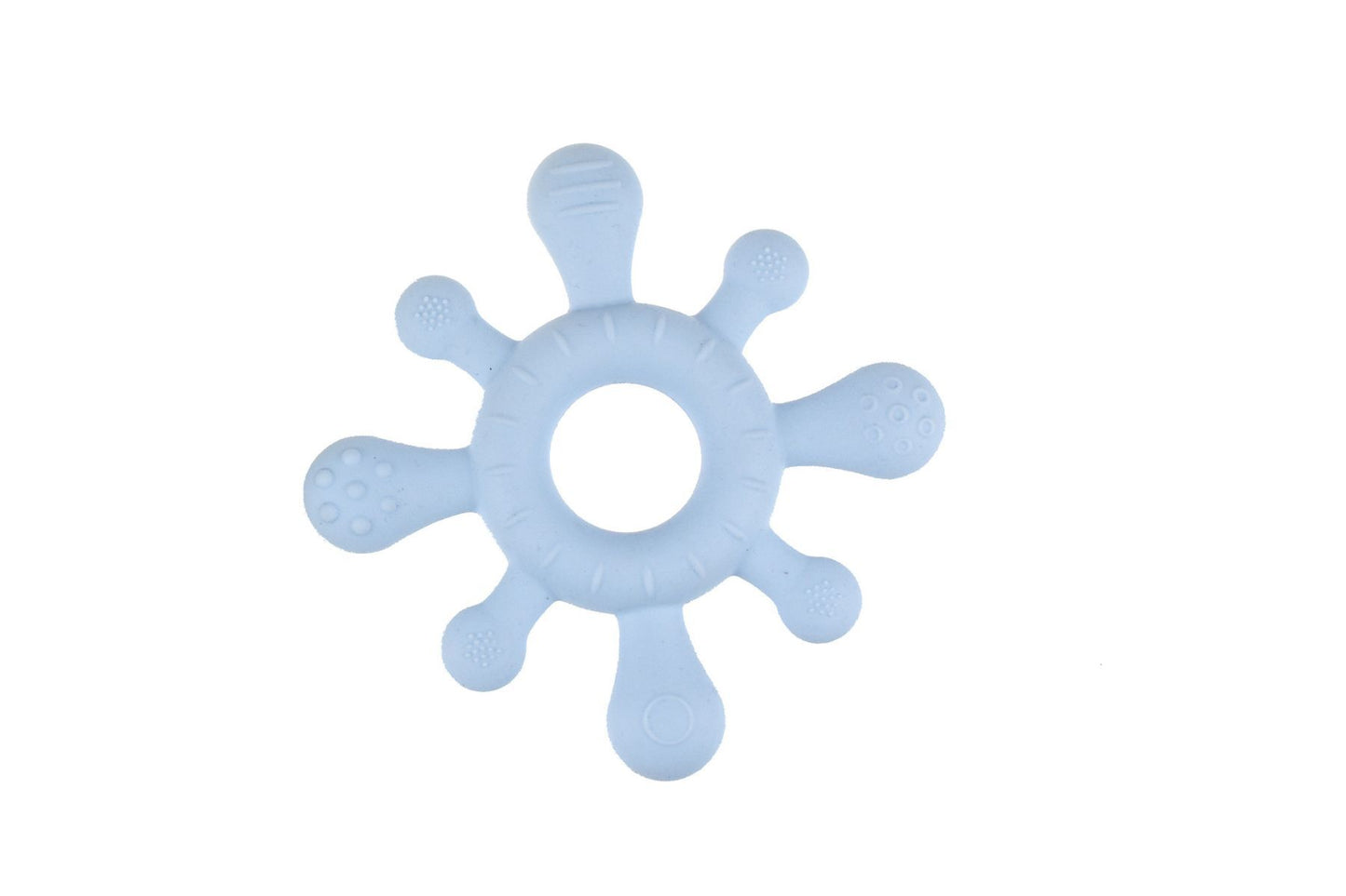 Sensory Silicone Splash Teether – Blue