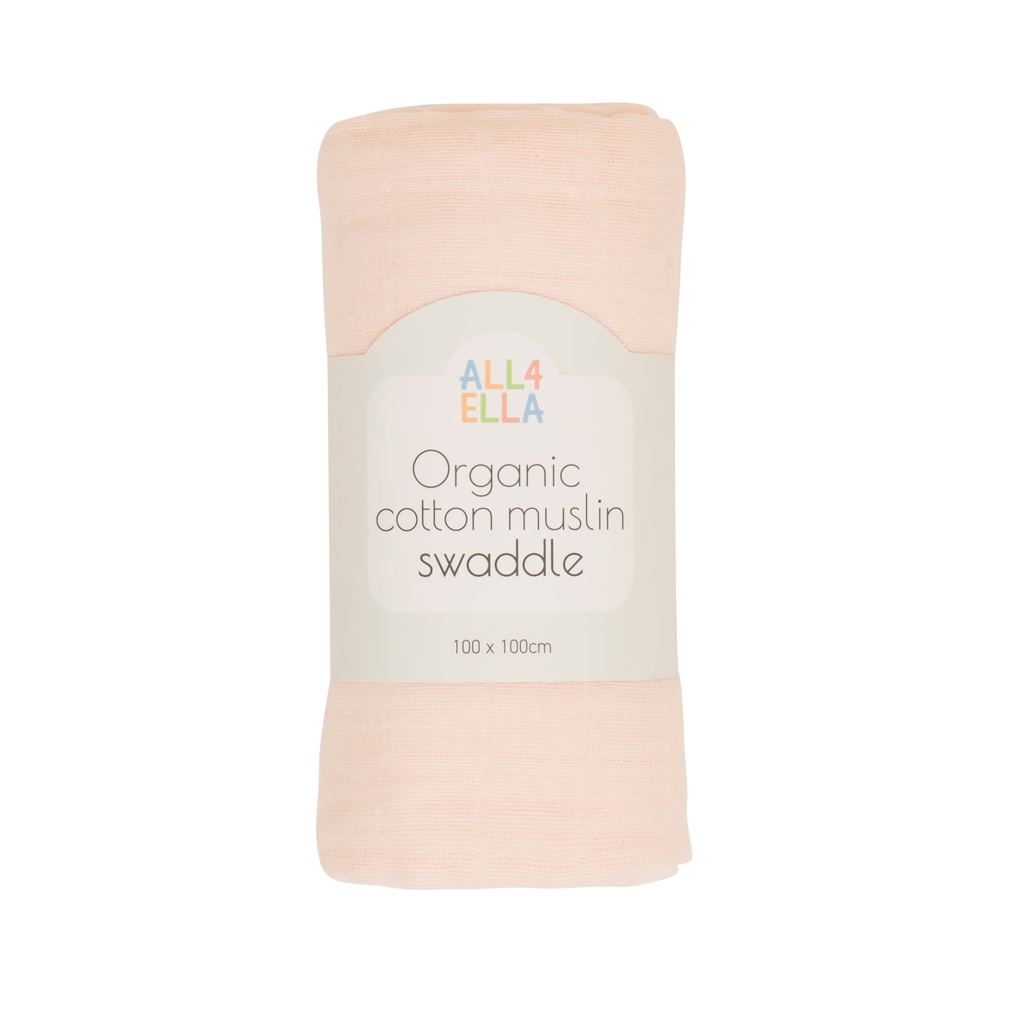 Muslin Swaddle - Baby Pink