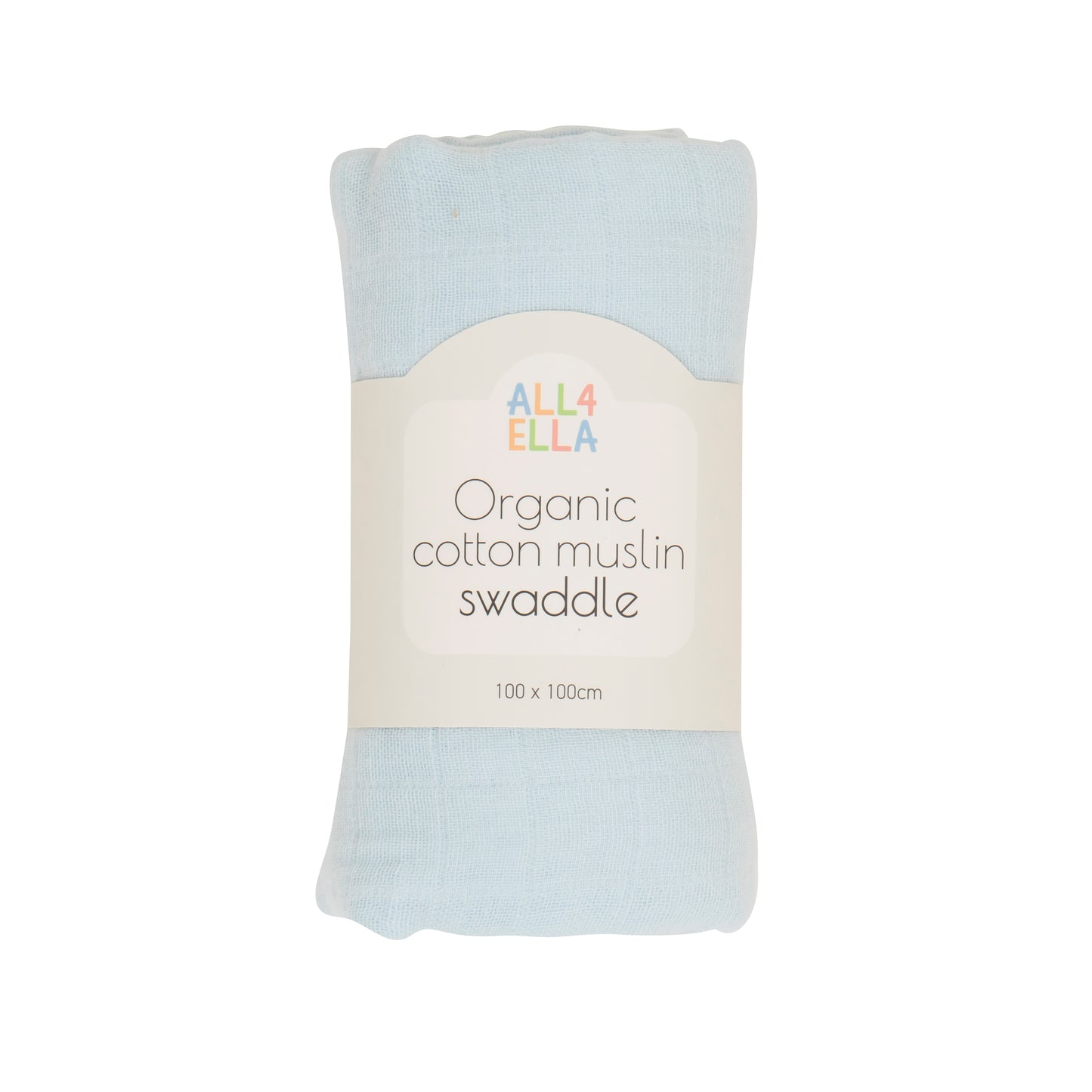Muslin Swaddle - Baby Blue