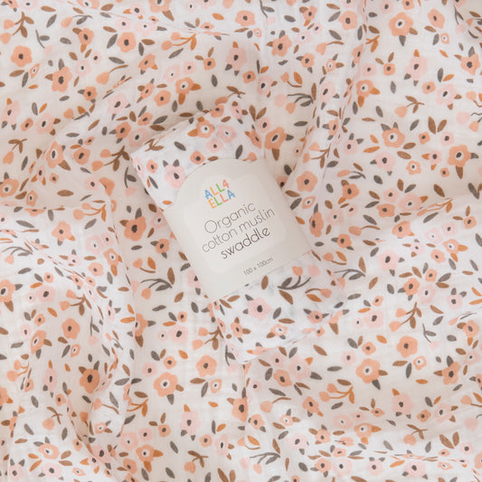 Muslin Swaddle - Floral Bouquet