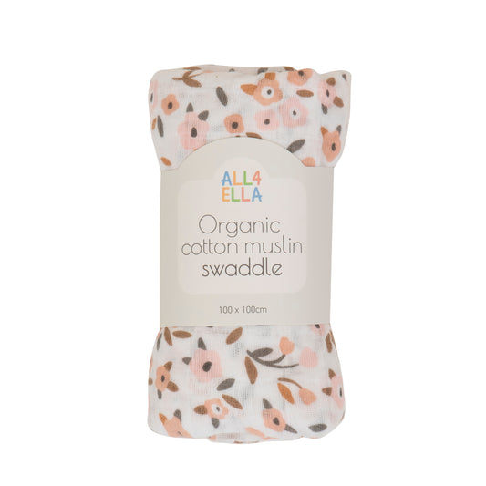 Muslin Swaddle - Floral Bouquet